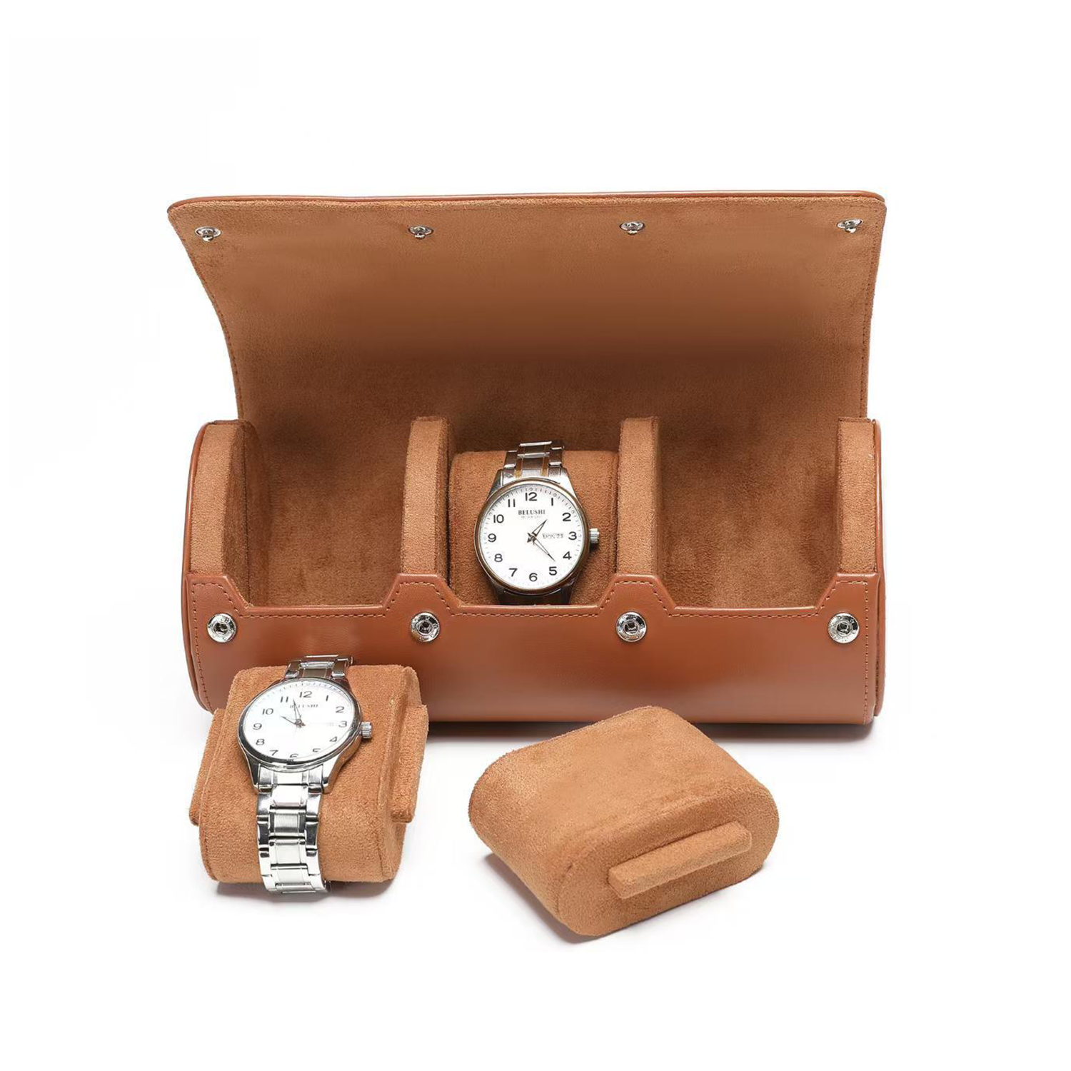 Premium Leather Watch Case - Tripple Watch